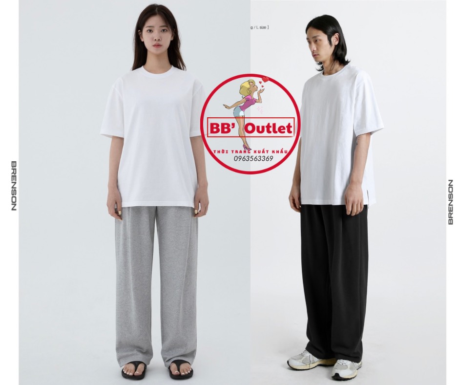 Q114 Quần nỉ ống rộng Brenson