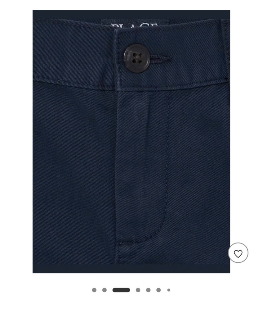 QB01 Quần short ka ki trẻ em Place