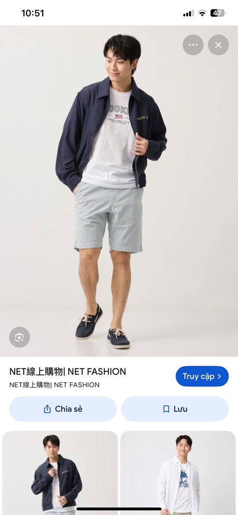 Q150 Quần short nam ka ki Net