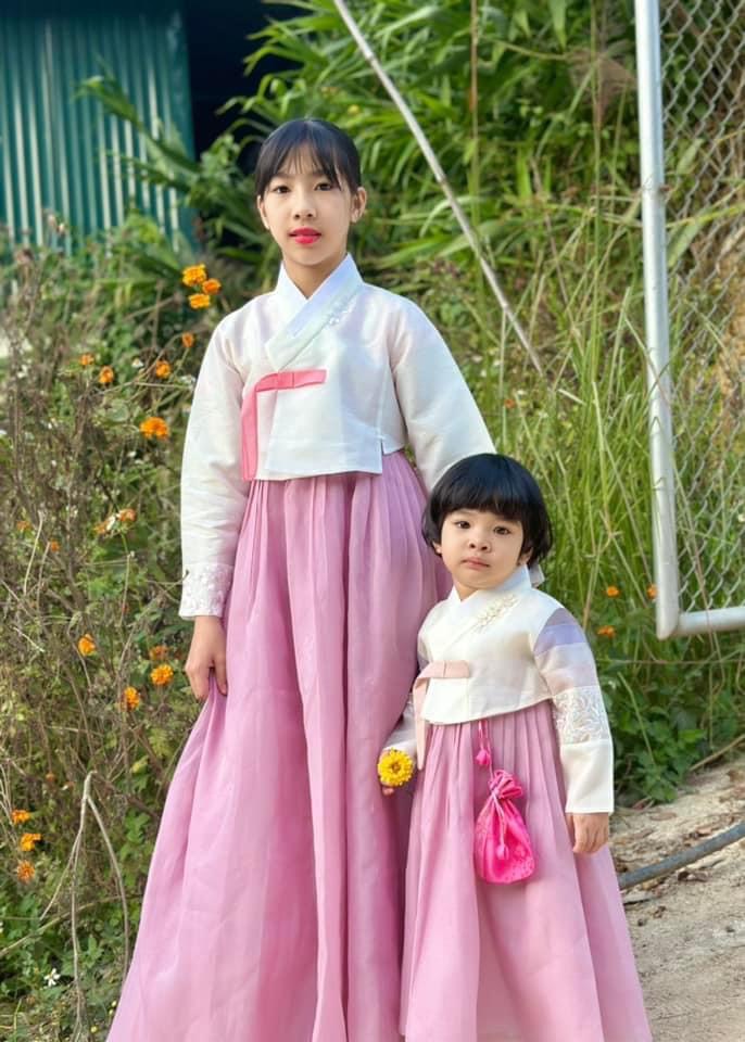 Bộ Hanbok bé gái 5T