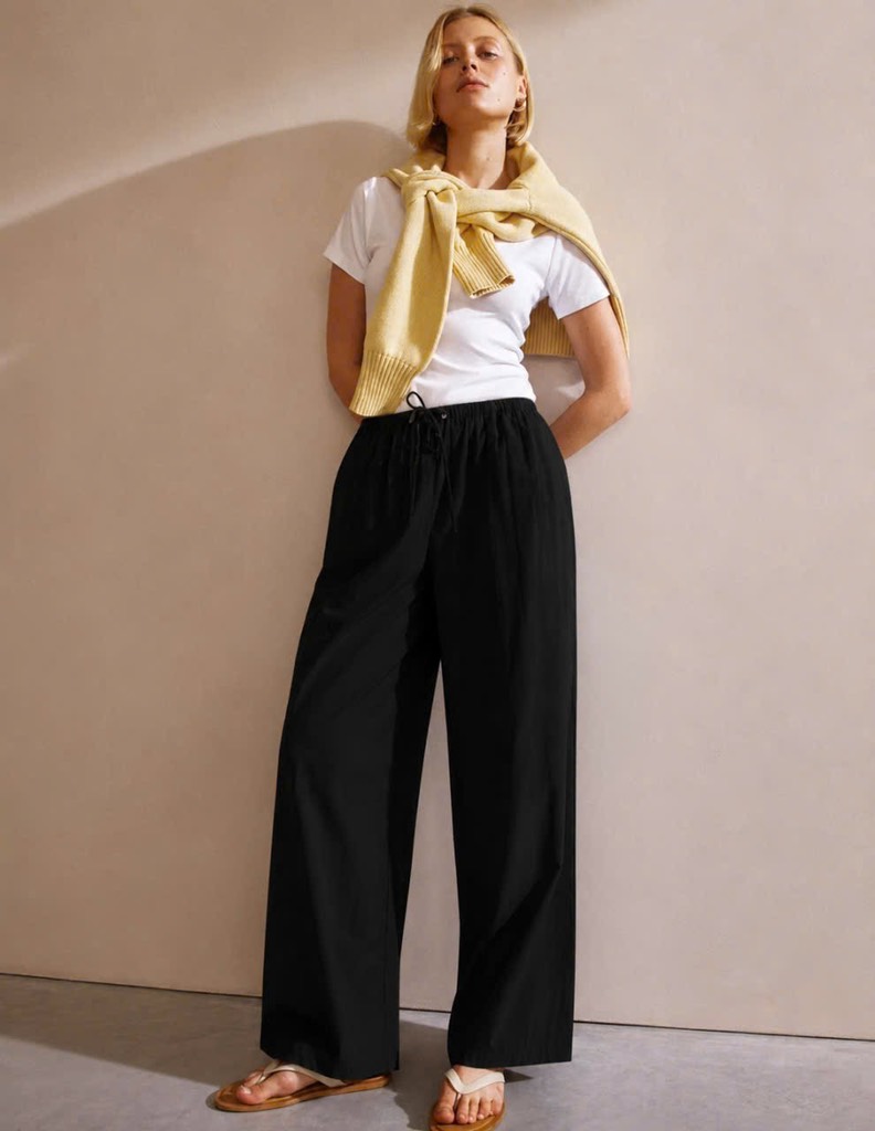 QE25 Quần đũi linen mềm mại