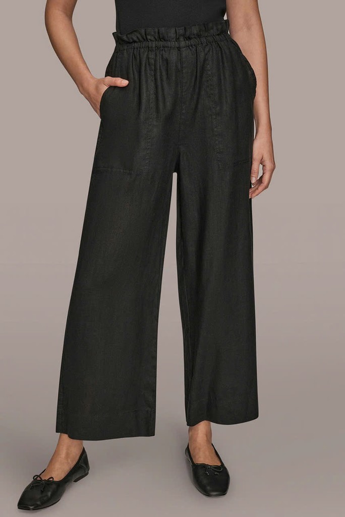 Q142 Quần suông linen Donna