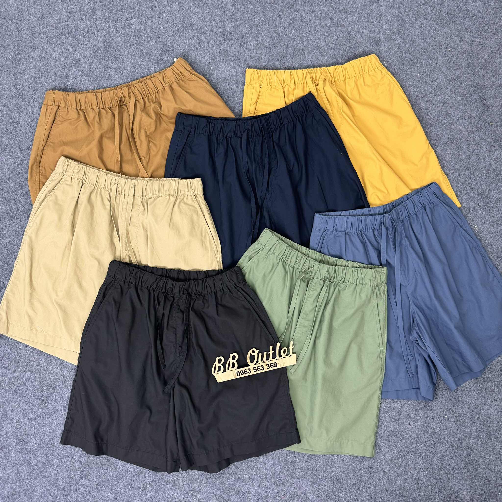 Q06 Quần short ka ki nữ Mu Zi