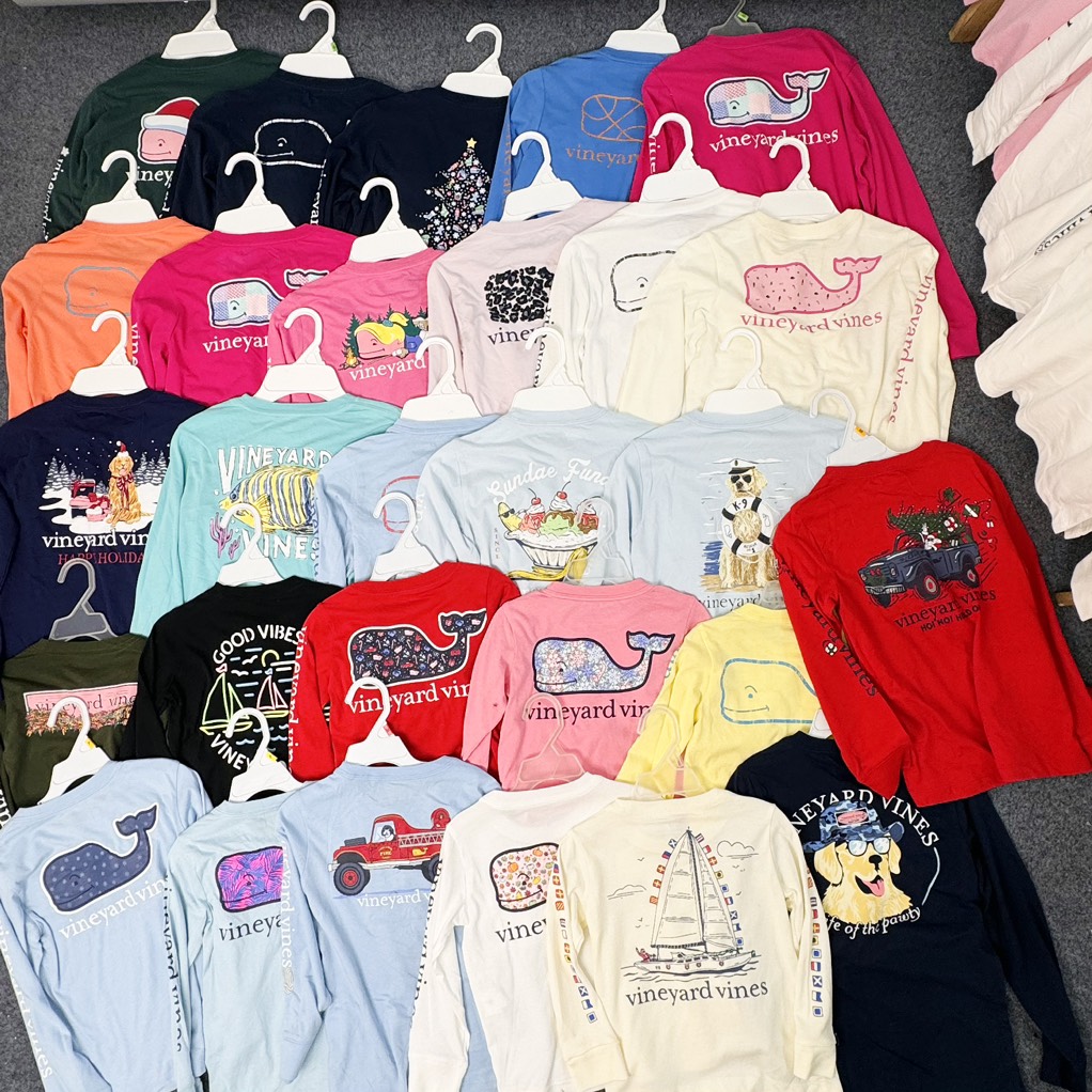 A108b Áo cotton tay dài Vines lớn