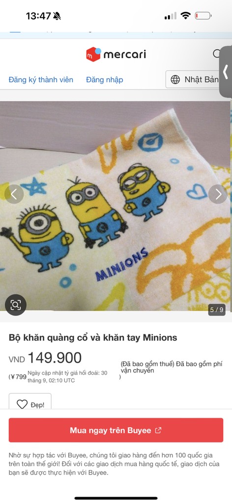 P22 Khăn mặt trẻ em