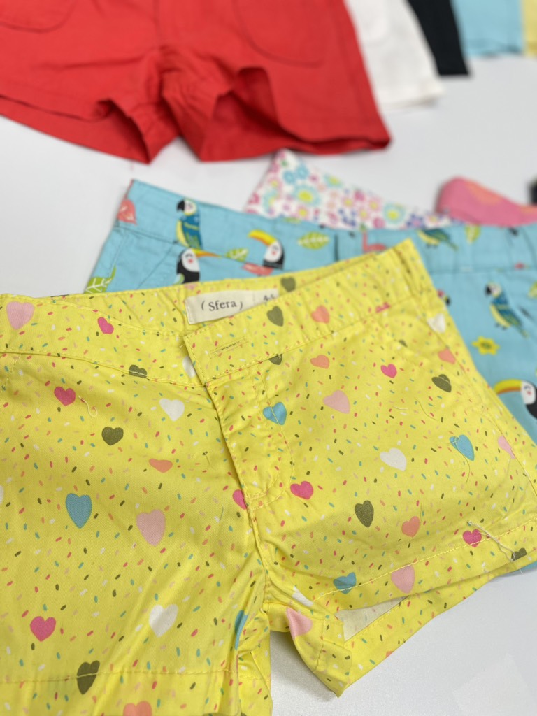 Q34 Quần đùi ka ki bé gái Sfera