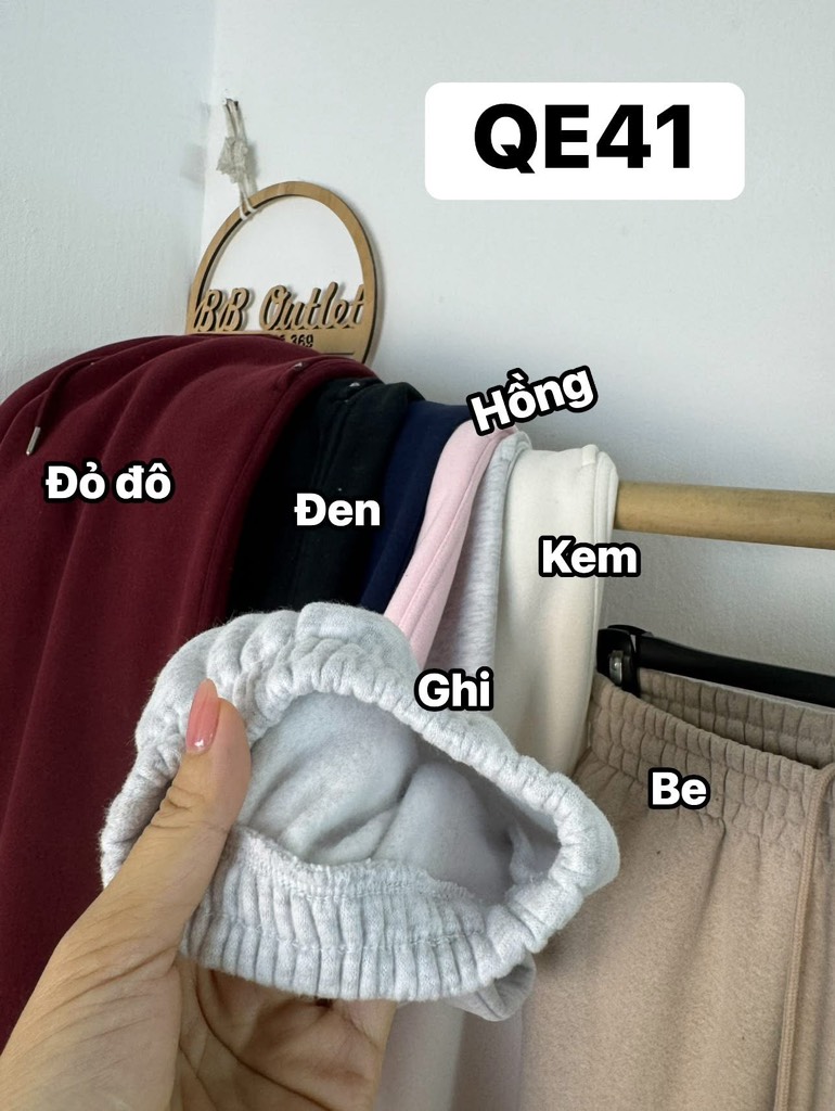 QE41 Quần nỉ jogger Body