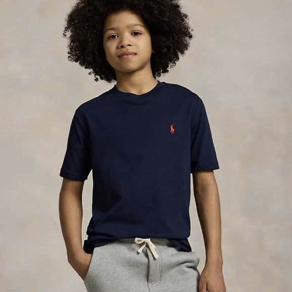 AB03 Áo thun bé trai P0l0 rap