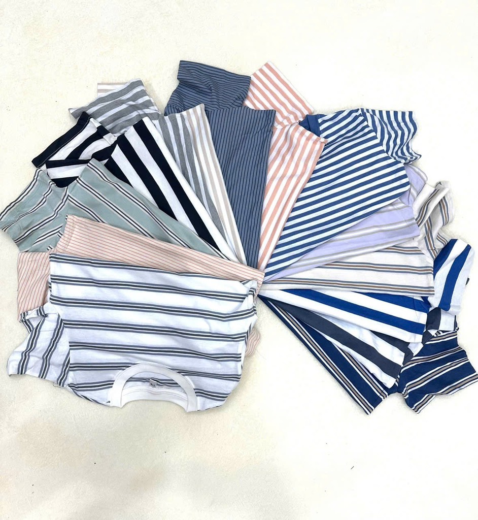 AB01 Combo 3 áo kẻ Mu Zi