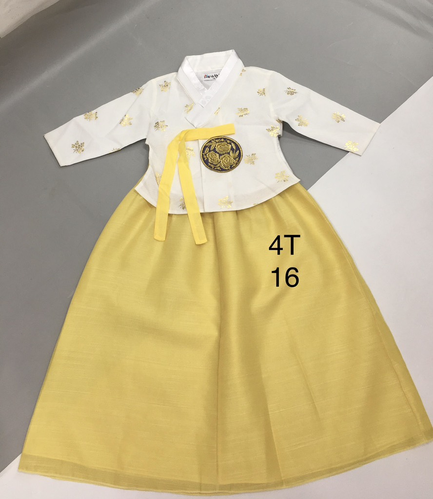 Bộ Hanbok bé gái 4T