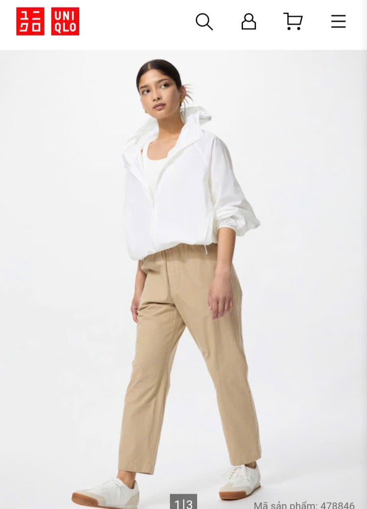 QE40 Quần linen U nấm