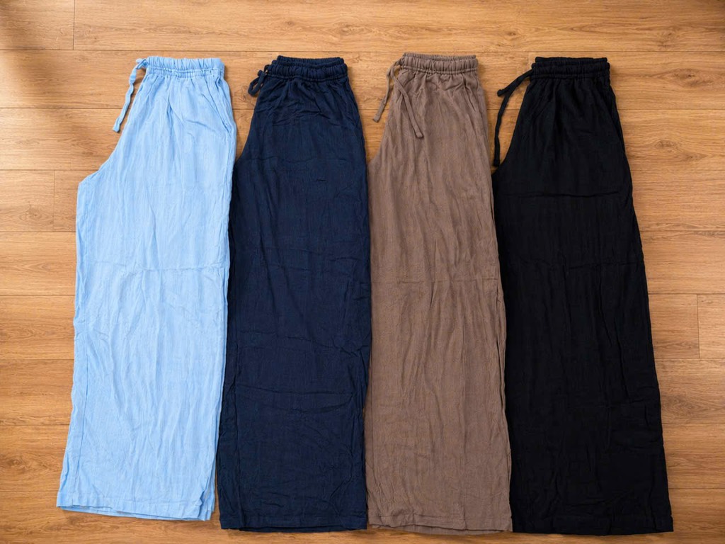 QE25 Quần đũi linen mềm mại