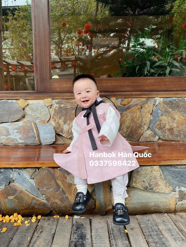 H12 Bộ Hanbok bé trai 12y