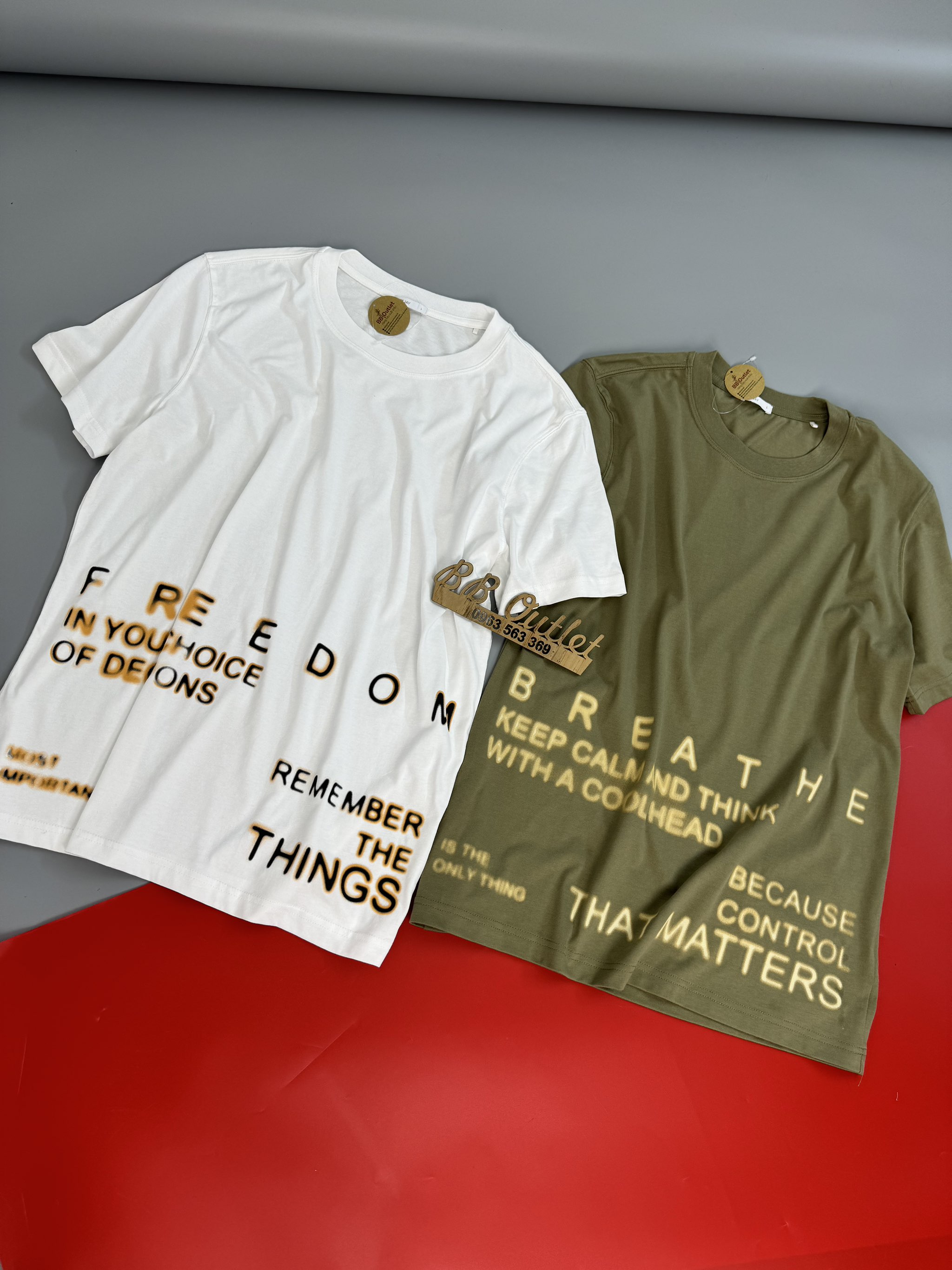 A26 Áo thun nam in chữ GJ