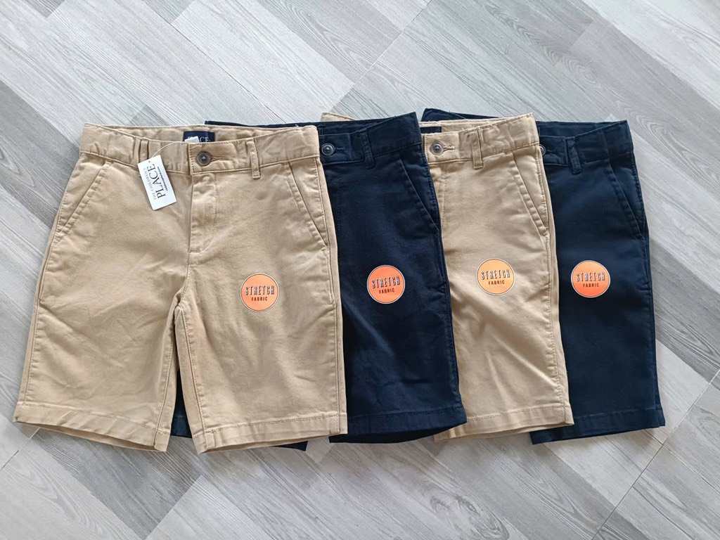 QB01 Quần short ka ki trẻ em Place