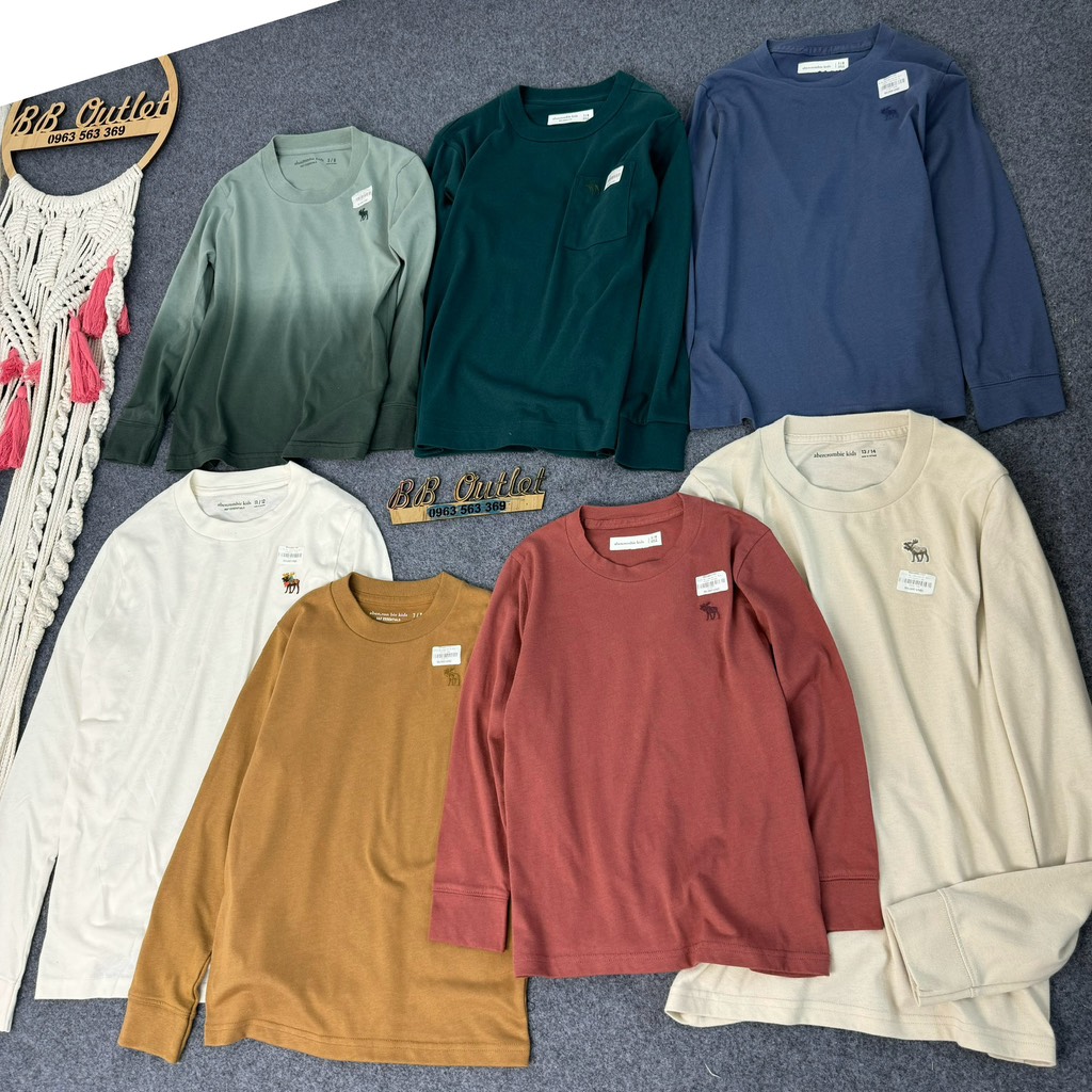 A108a Áo cotton tay dài Aber