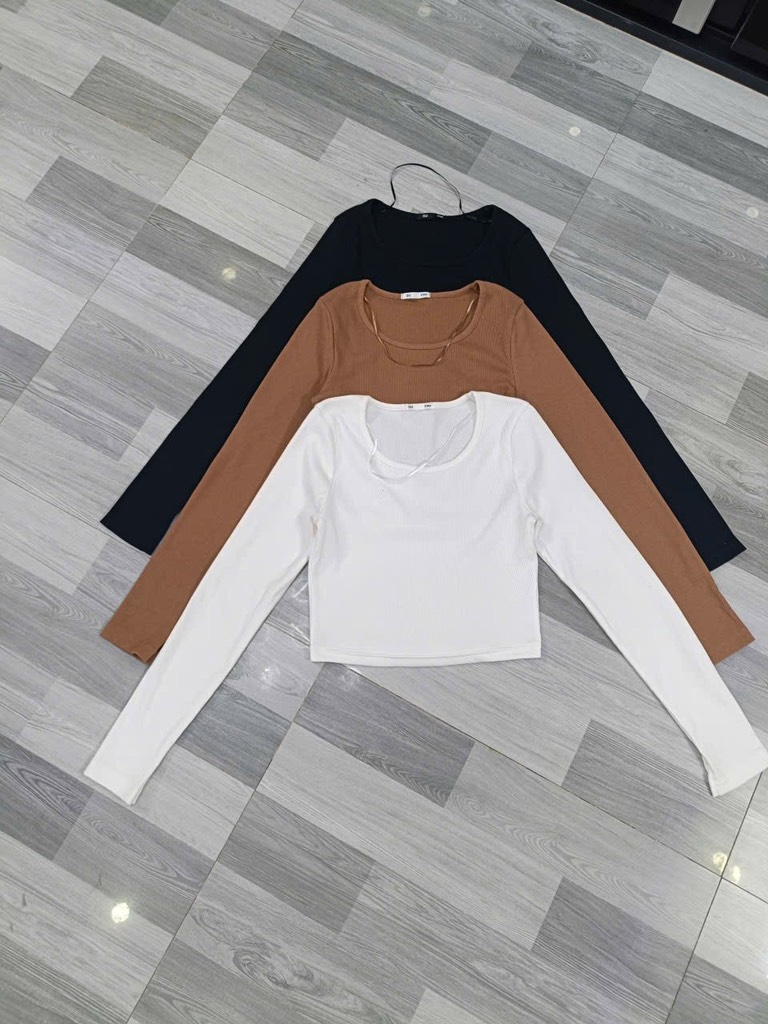AE33 Áo thun tăm croptop