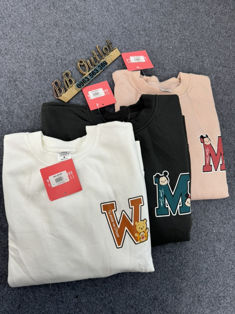 A162 Áo nỉ nữ cổ tròn Net