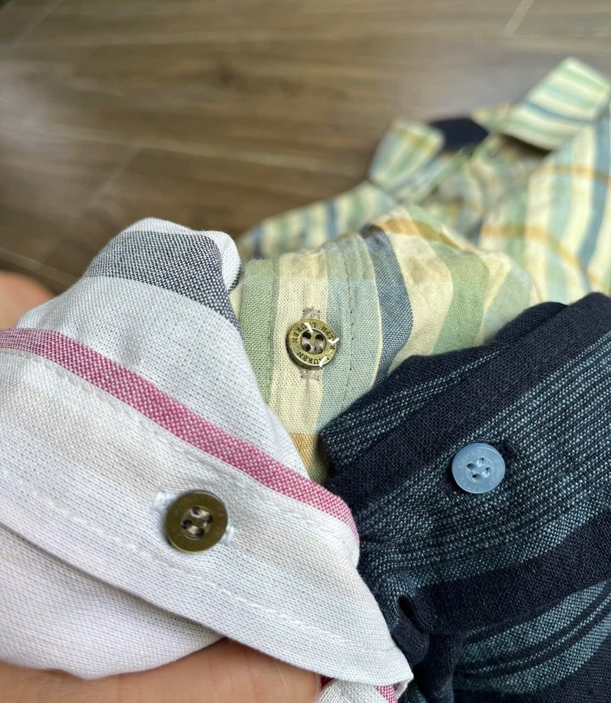 AA08 Áo sơ mi nam vải linen