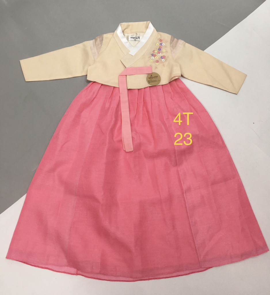 Bộ Hanbok bé gái 4T