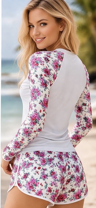 B42 Bộ áo tắm tay dài