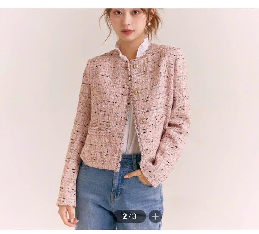 A169 Áo dạ tweed Roem