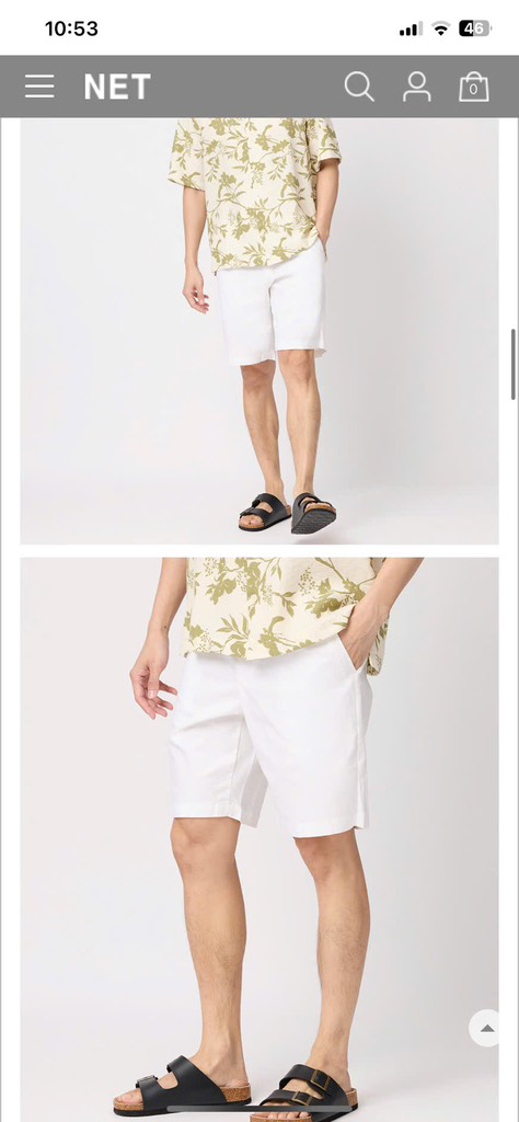 Q150 Quần short nam ka ki Net