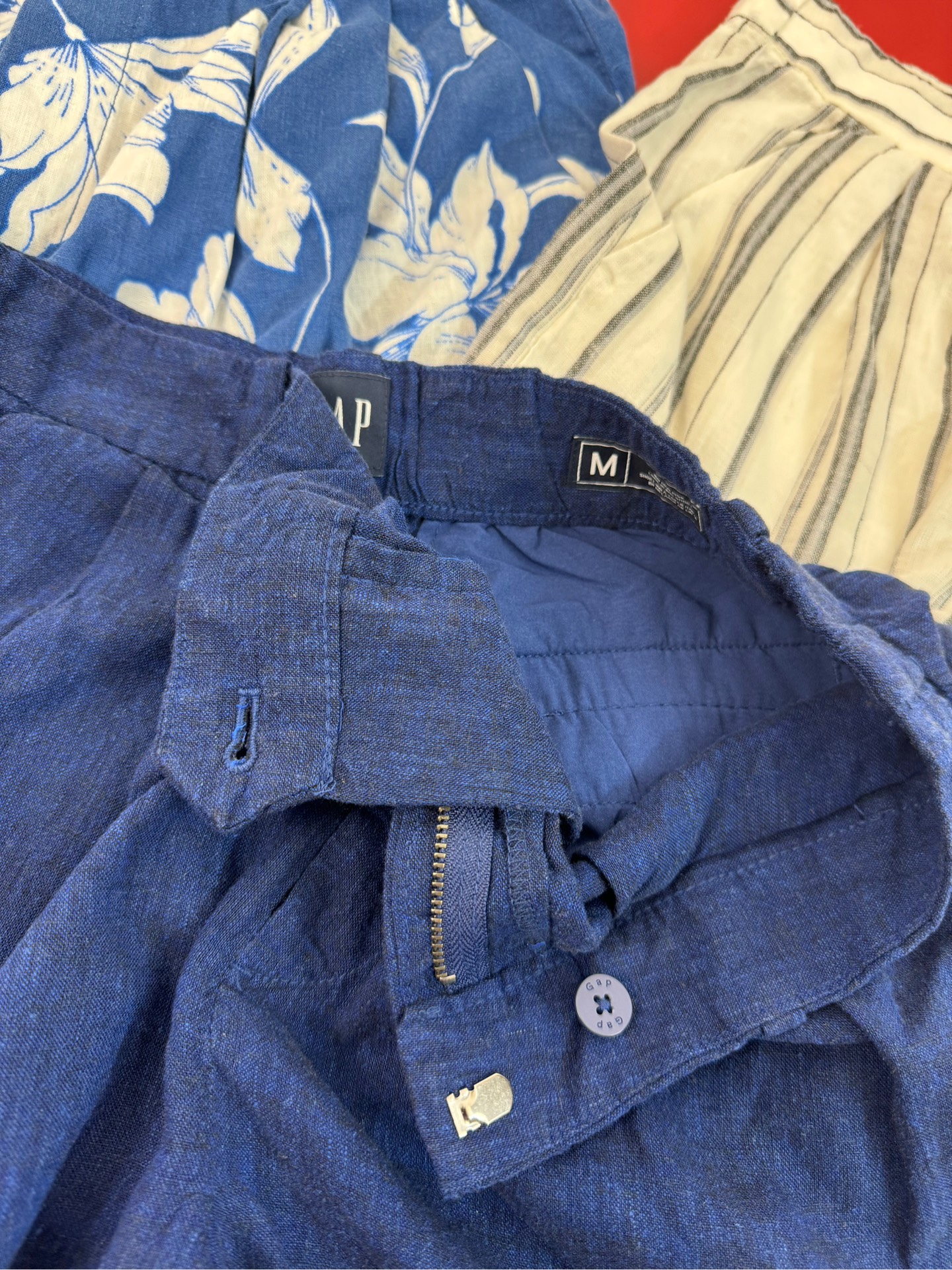 Q28 Quần short linen có bigsize gap