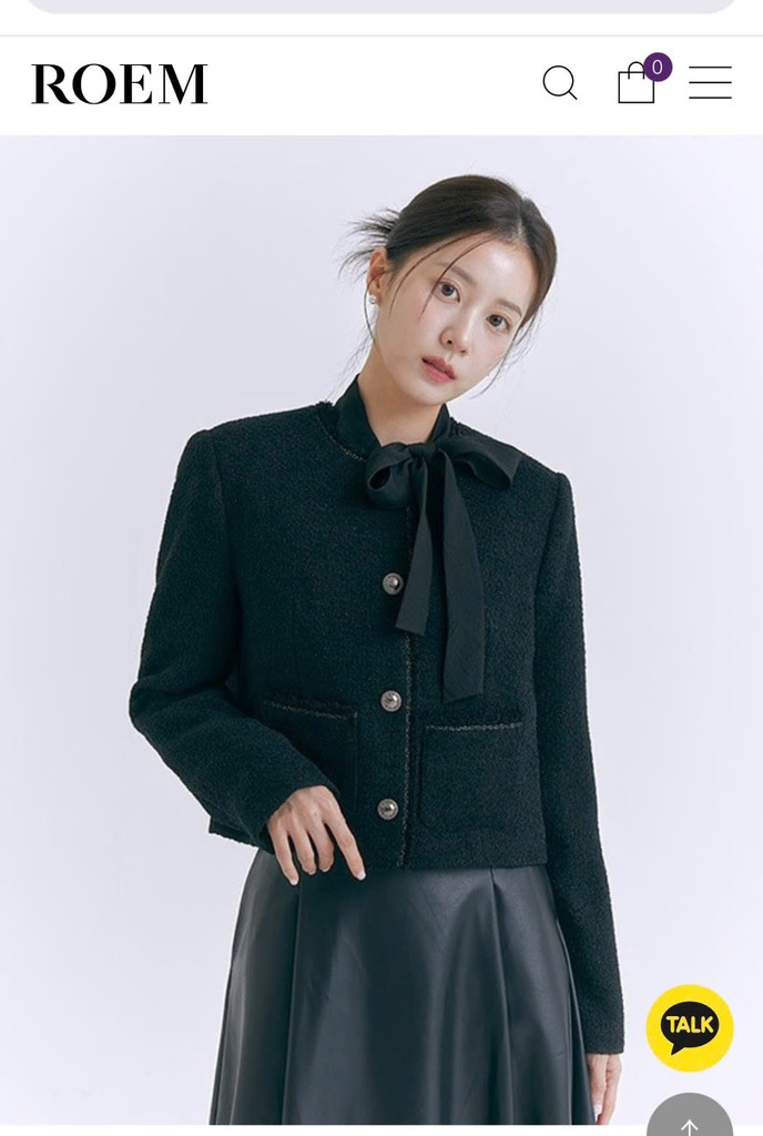 A169 Áo dạ tweed Roem