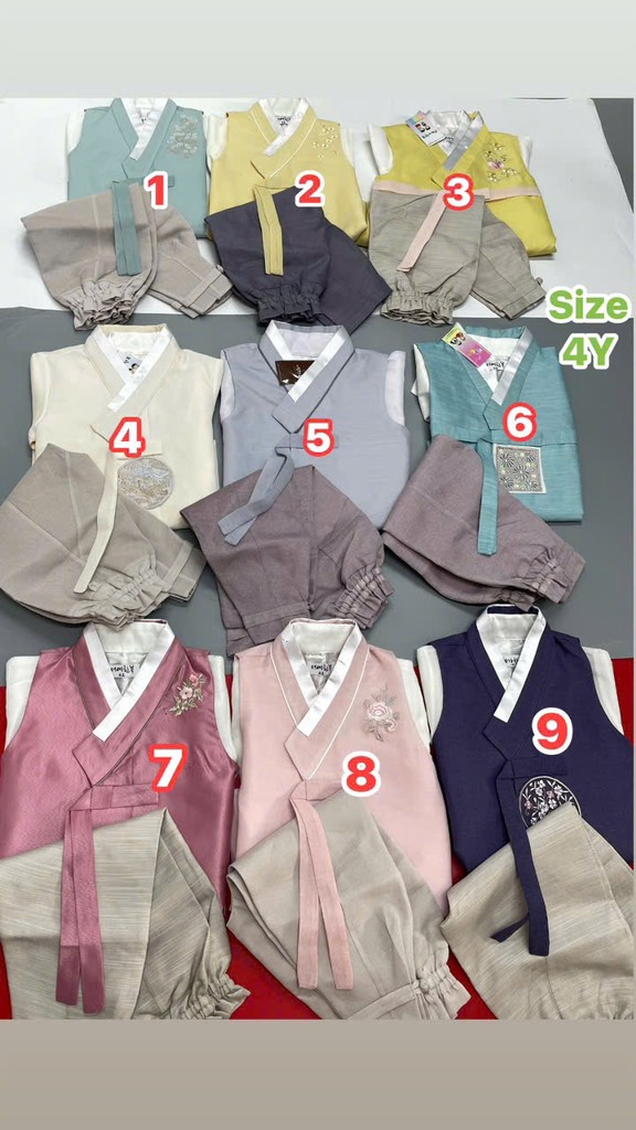 H01 Bộ Hanbok trai