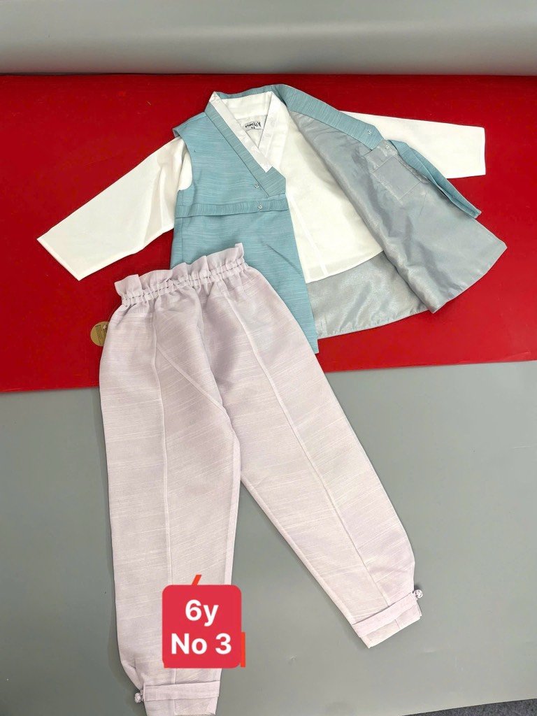 H06 Bộ Hanbok bé trai 6y (20-23kg)