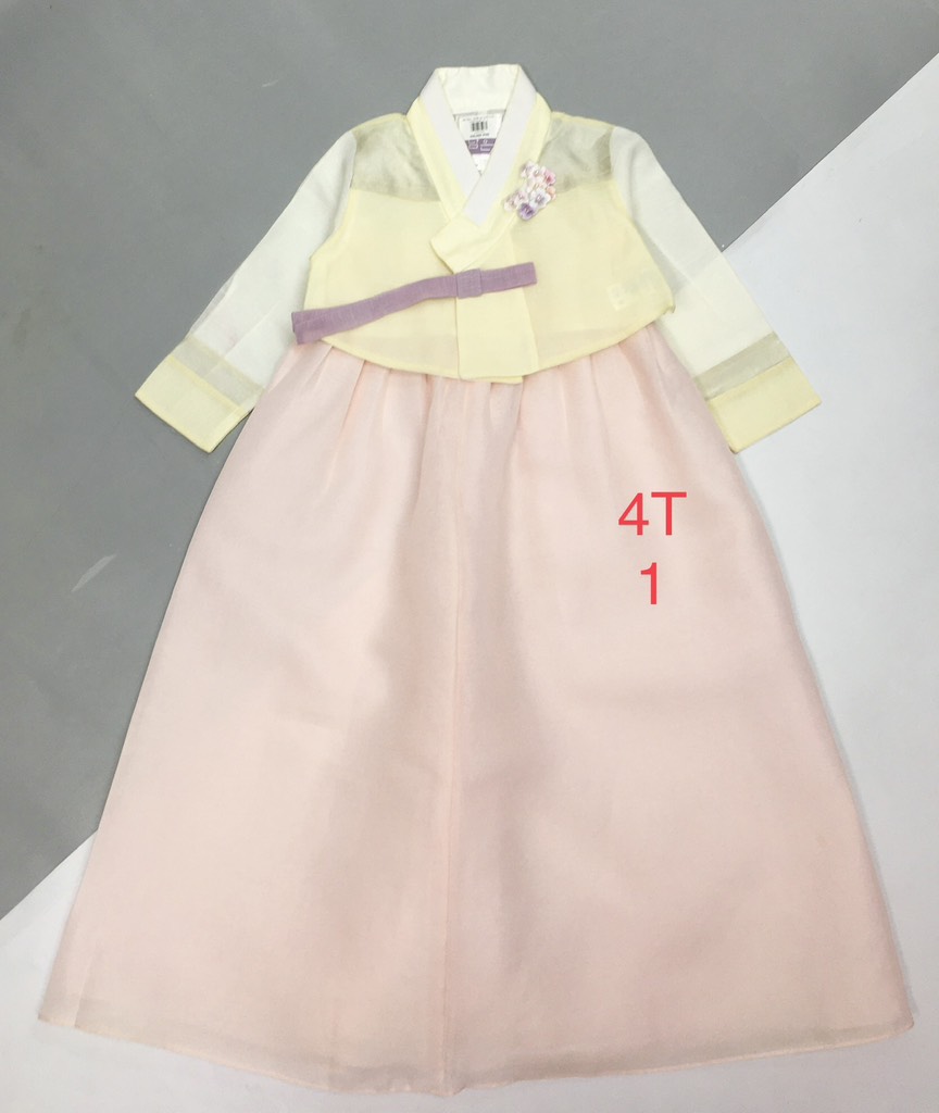 Bộ Hanbok bé gái 4T