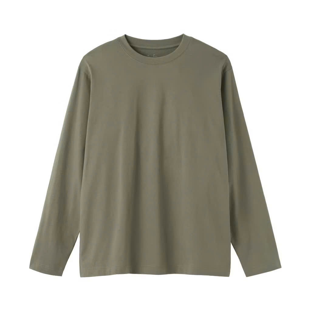 AA19 Áo cotton mj nam tay dài