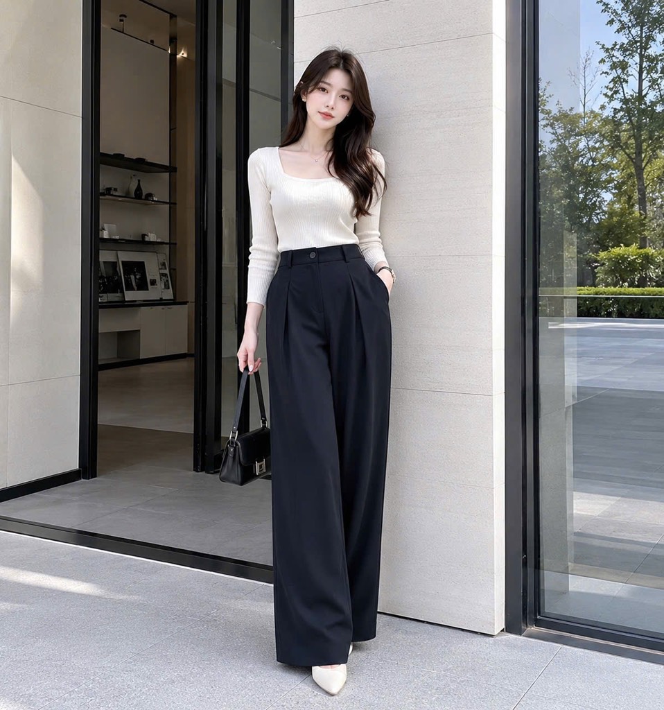 QE18 Quần suông nữ Yetts