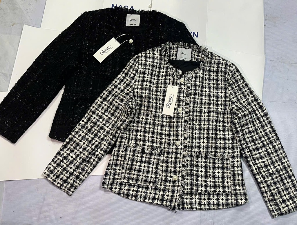 A169 Áo dạ tweed Roem