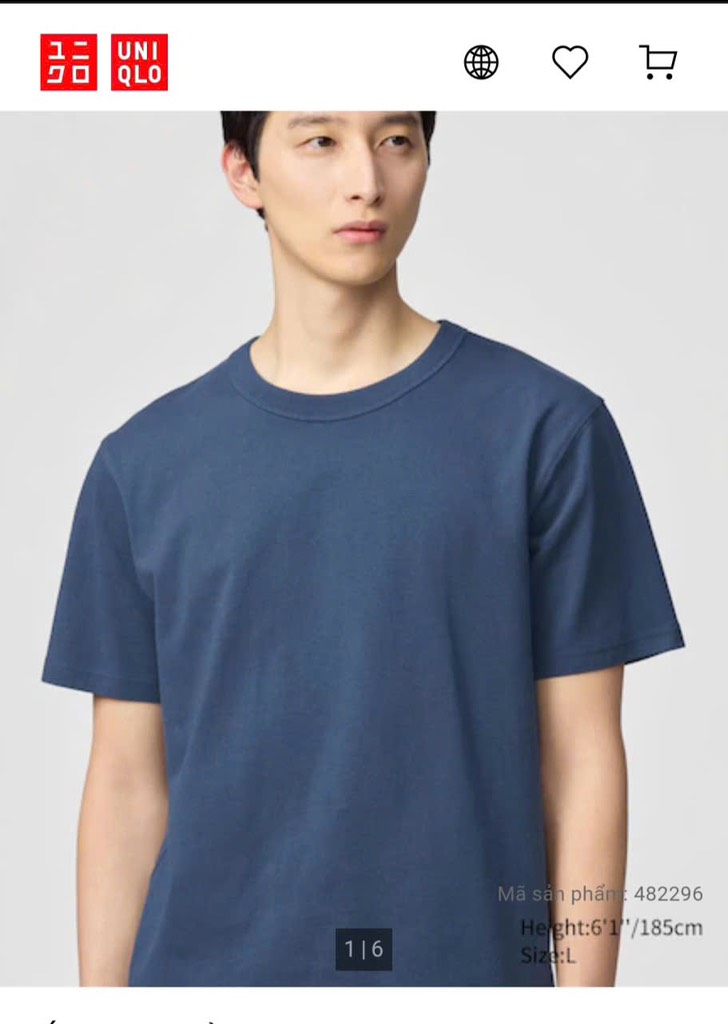 AA01 - Áo phông nam cotton khô Uny