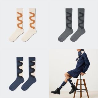 T04 Tất Marimekko size chân nữ