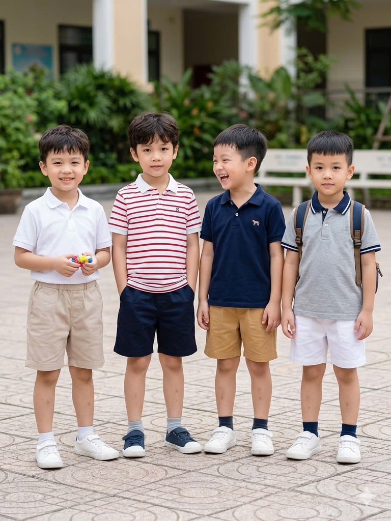 QB03 Quần short trẻ em Net