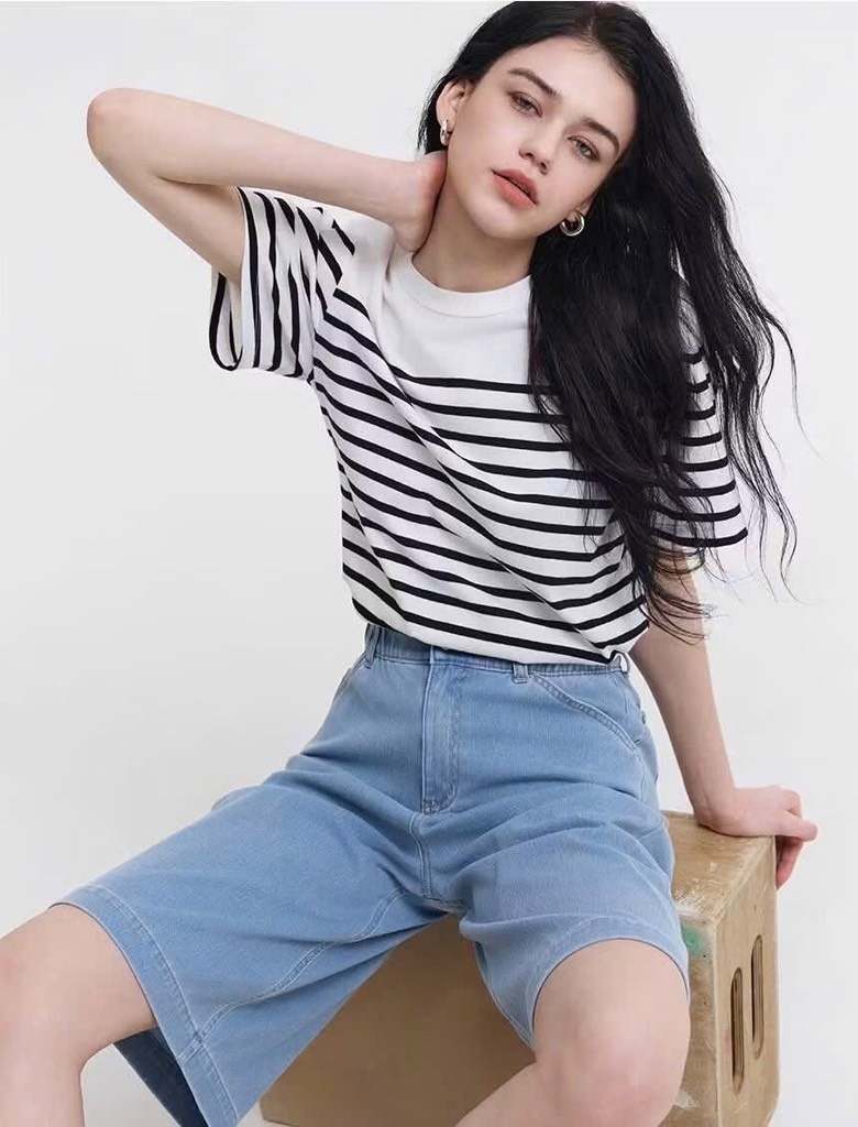QE21 Quần short Hàn lửng