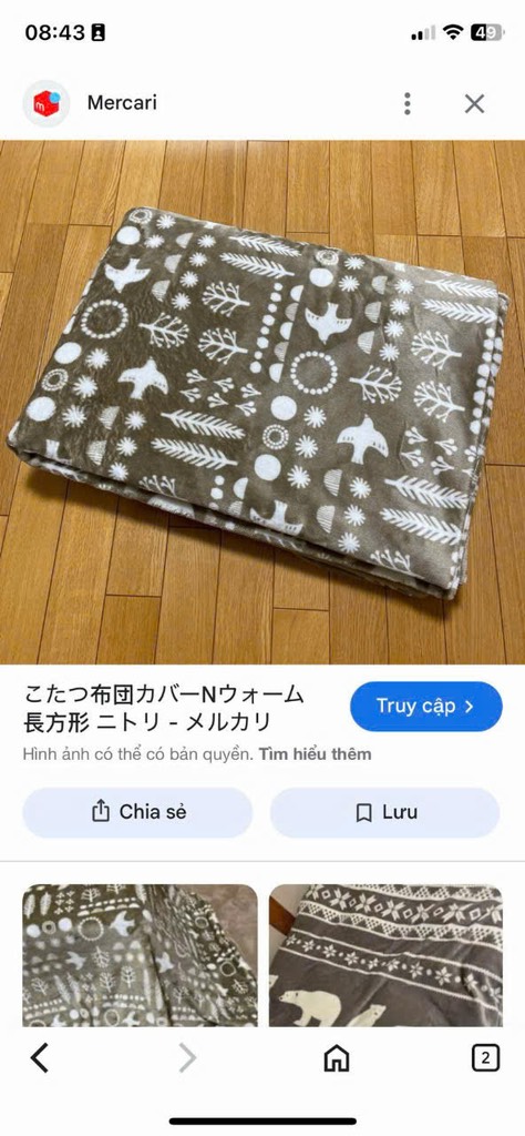 P28 Chăn lông tuyết xuất Nhật