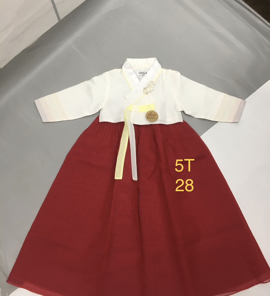 Bộ Hanbok bé gái 5T