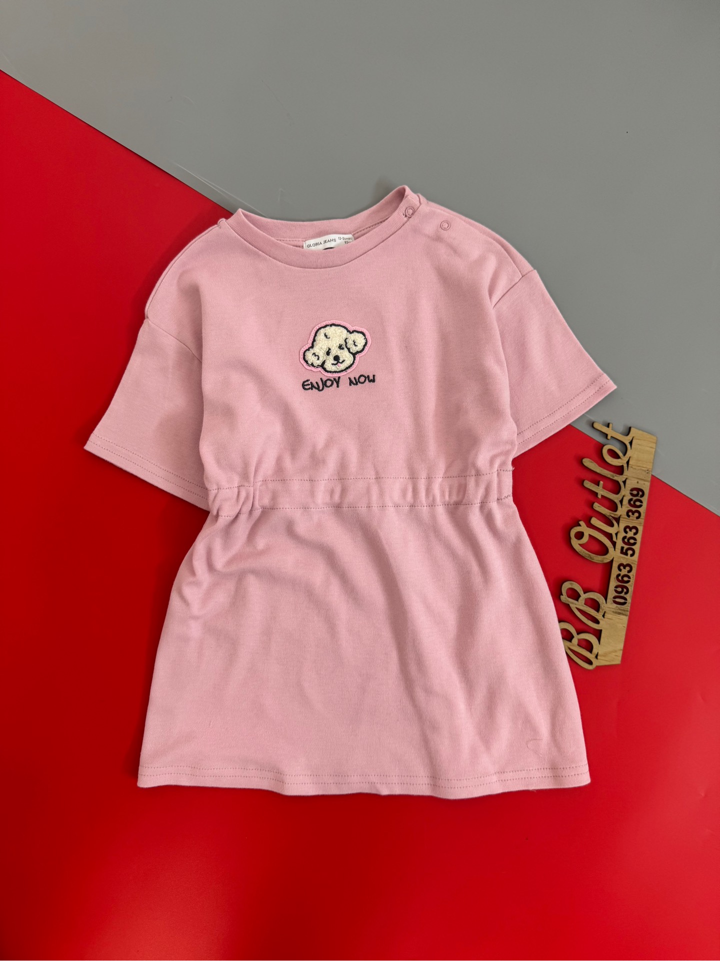 V09 Đầm cotton bé gái GJ