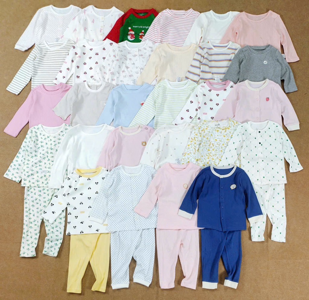 B20 Bộ cotton Hàn tay dài