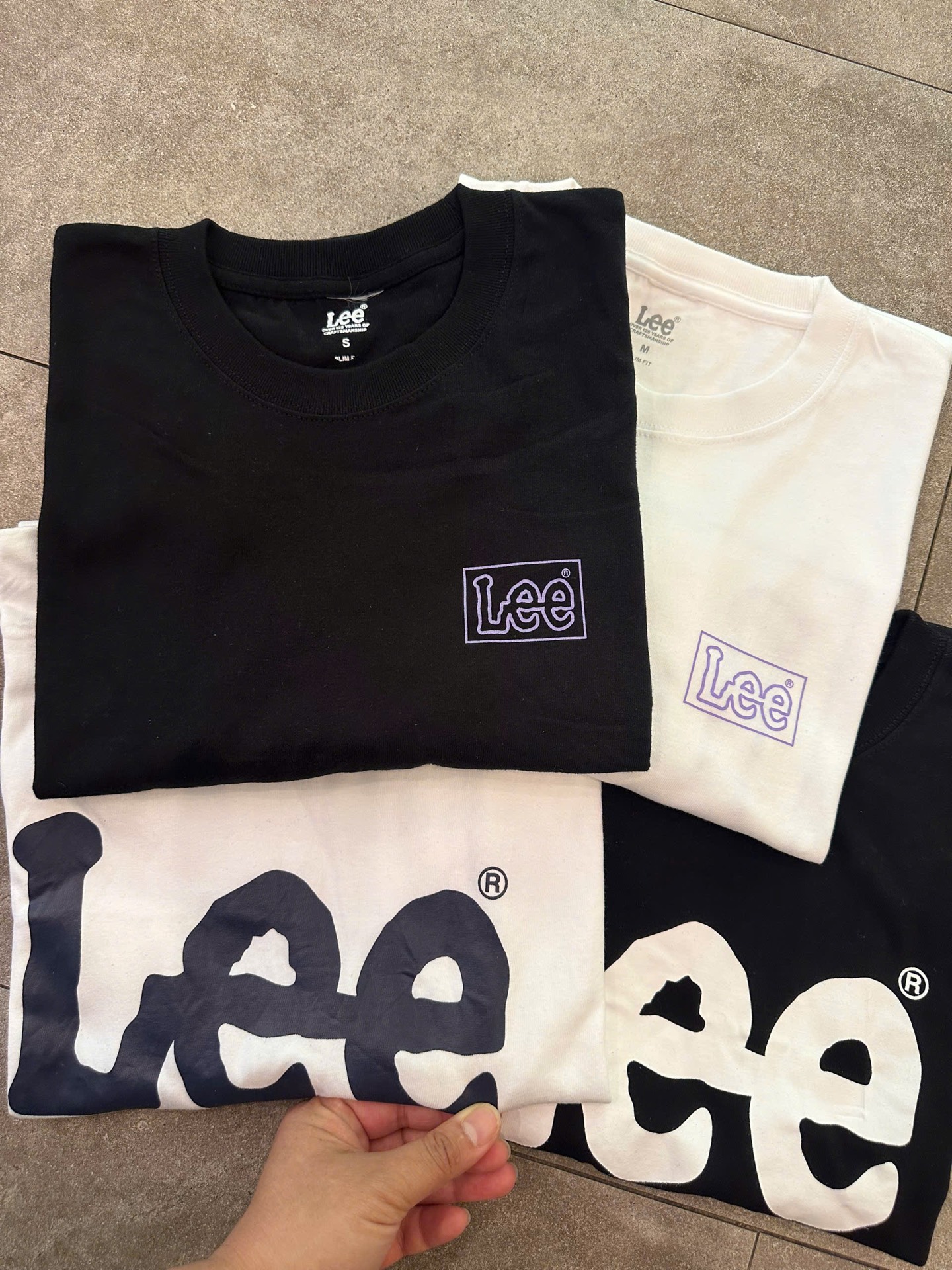 A58 Áo Lee dệt ống