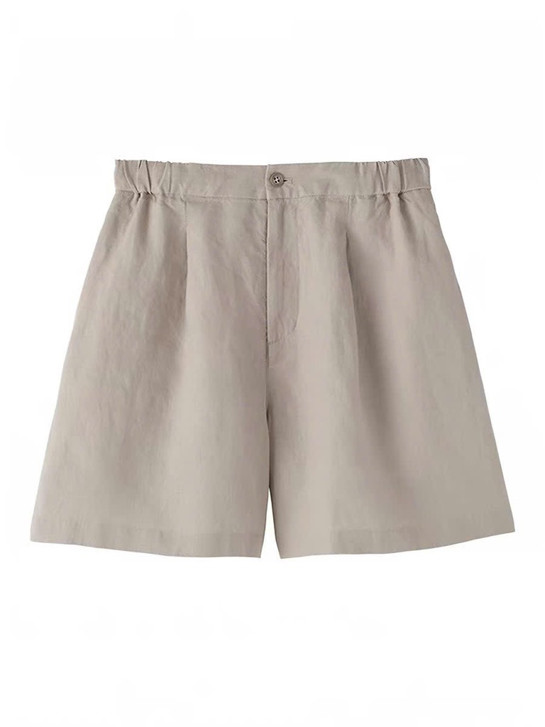 QE22 Quần short nữ linen