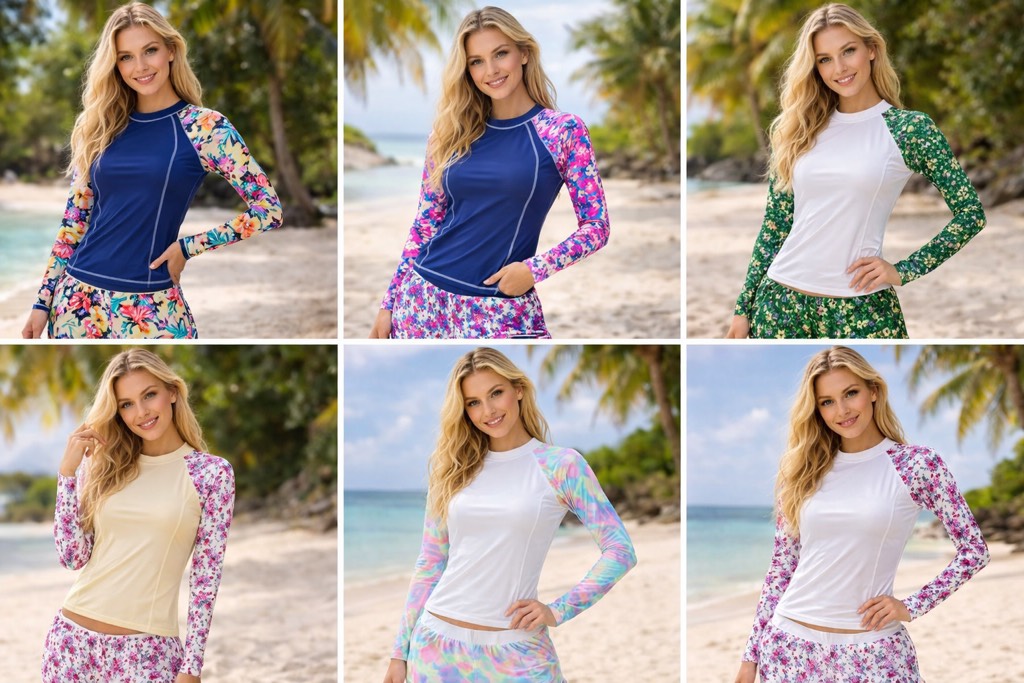 B42 Bộ áo tắm tay dài