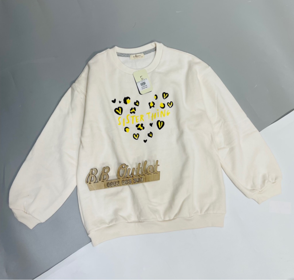 Áo nỉ bé gái Lilipurri & Owleybarn