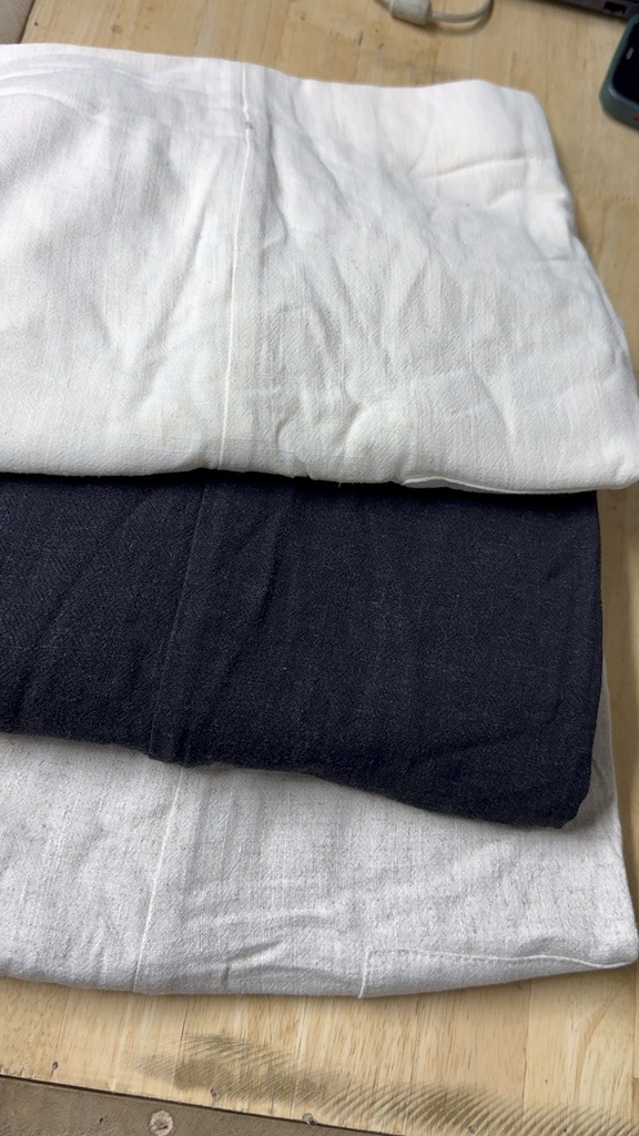 QE02 Quần suông linen Atg