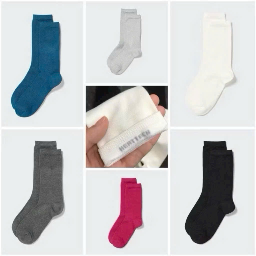 T27 Tất cổ cao sợi tre Uni