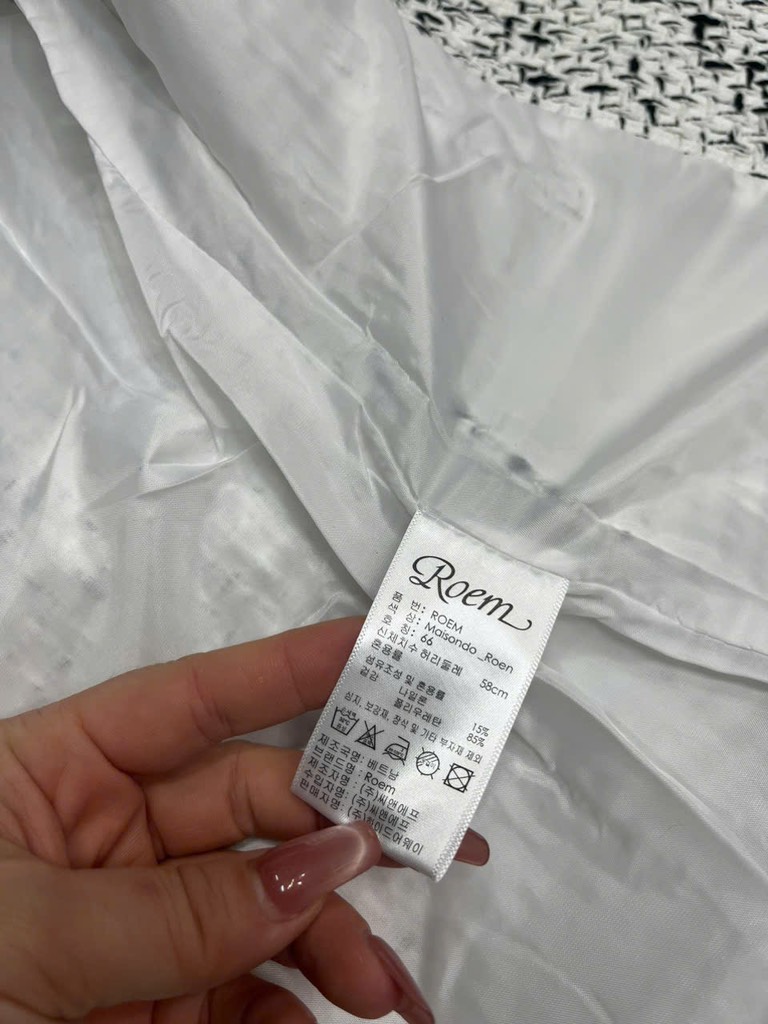 A169 Áo dạ tweed Roem